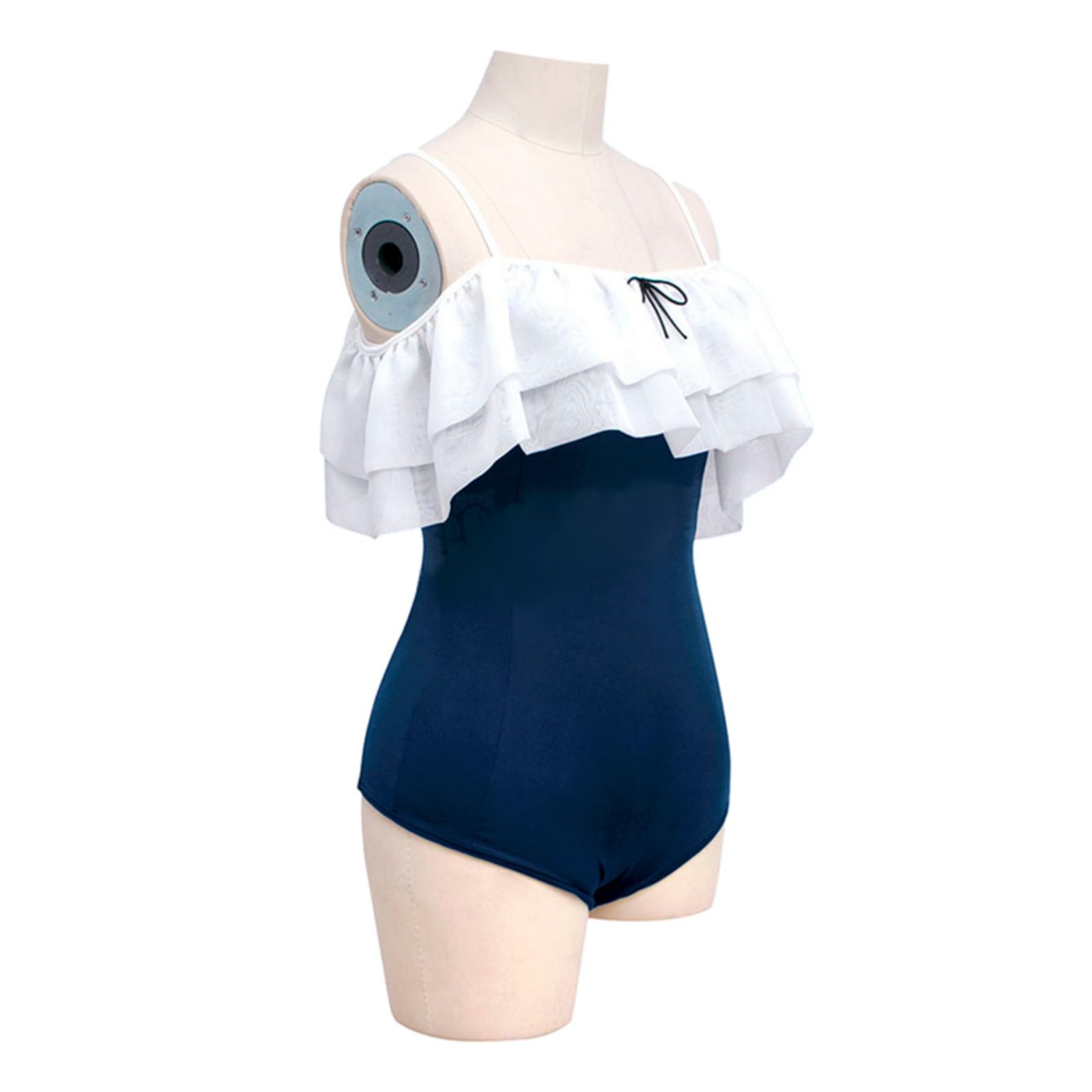 Amazon.co.jp: Plazhen 月雪ミヤコ 水着 コスプレ衣装 髪飾付き